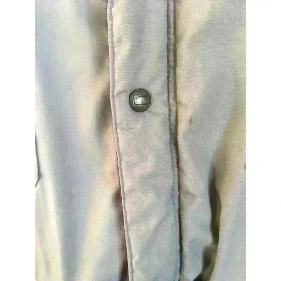 Woolrich Men's Large Field Coat/ Khaki 33801 red‎ plaid wool jacket outdoorsman - Picture 3 of 9